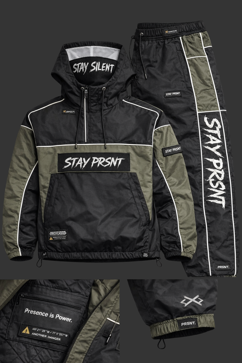 NO WITNESS SET WINDBREAKER SET