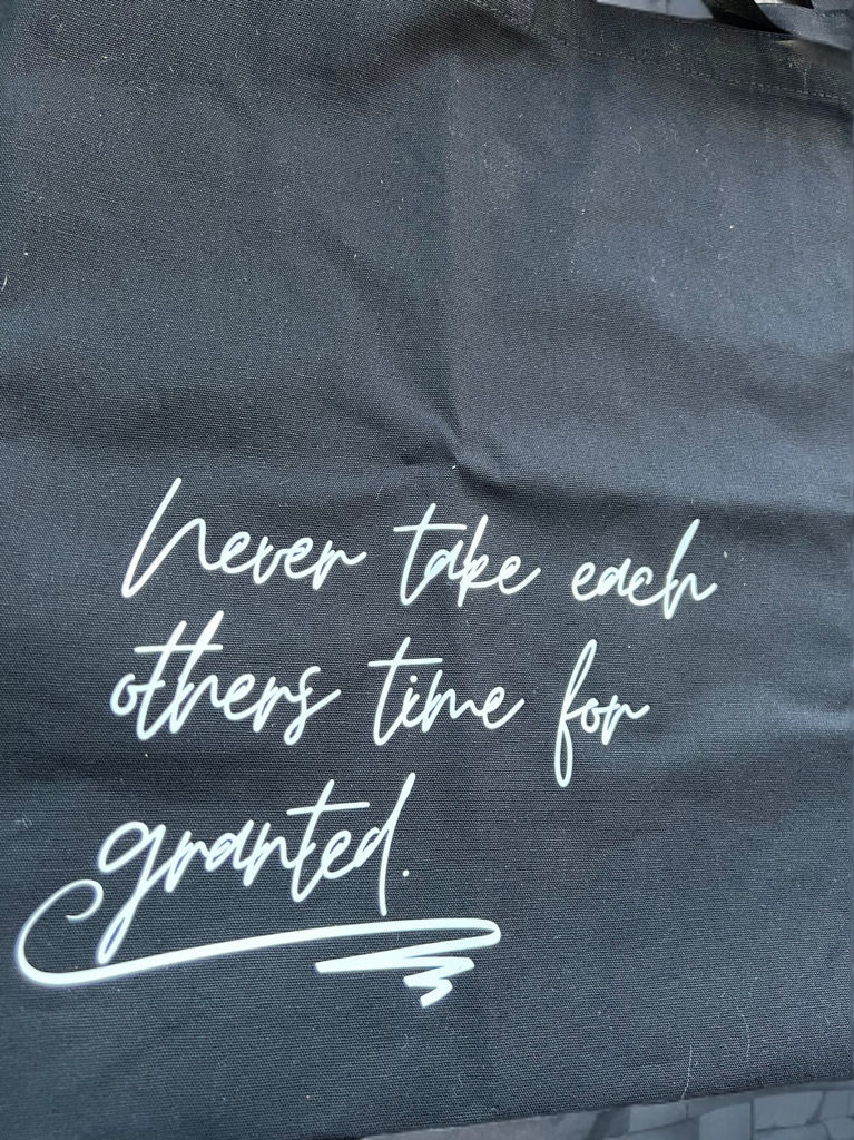 Organic Cotton "Precence" Tote Bags