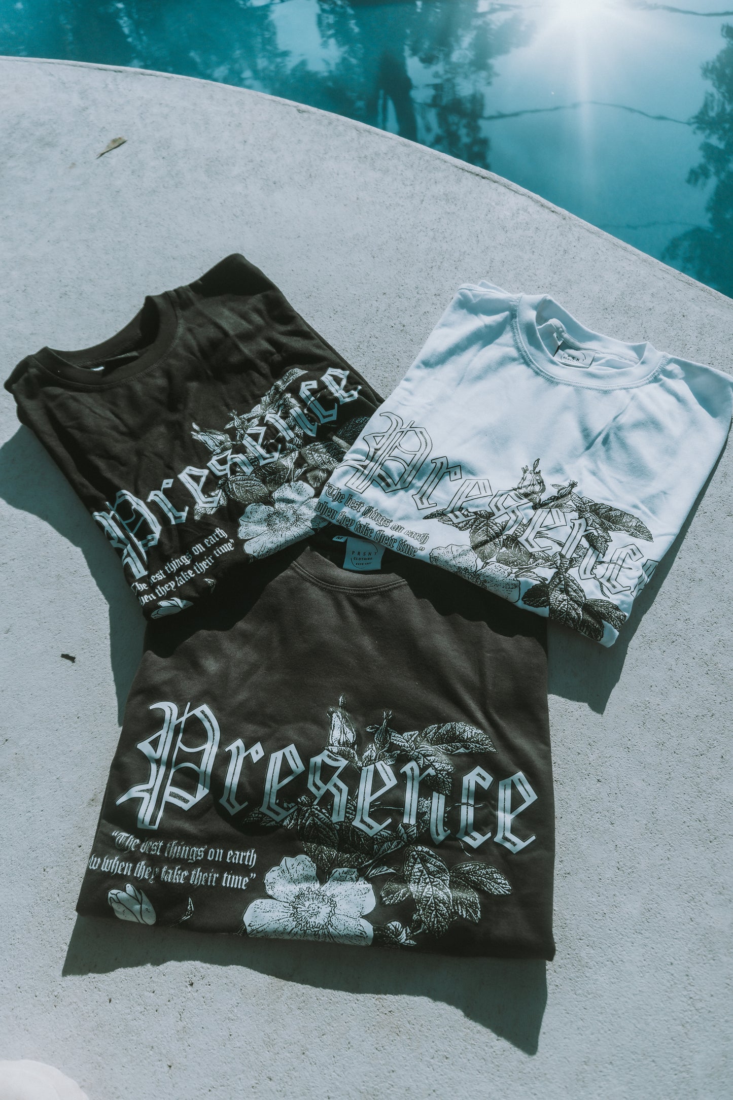 White Orchid Presence Short Sleeve T-Shirt