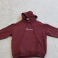 Burgundy "Presence" Hoodie set