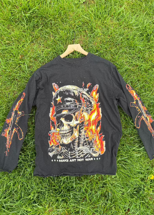 Make Art Not War Long-sleeve T-shirt